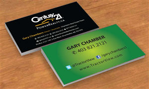 Business Card Design by Sbss for Century 21 PowerRealty.ca | Design: #2992539