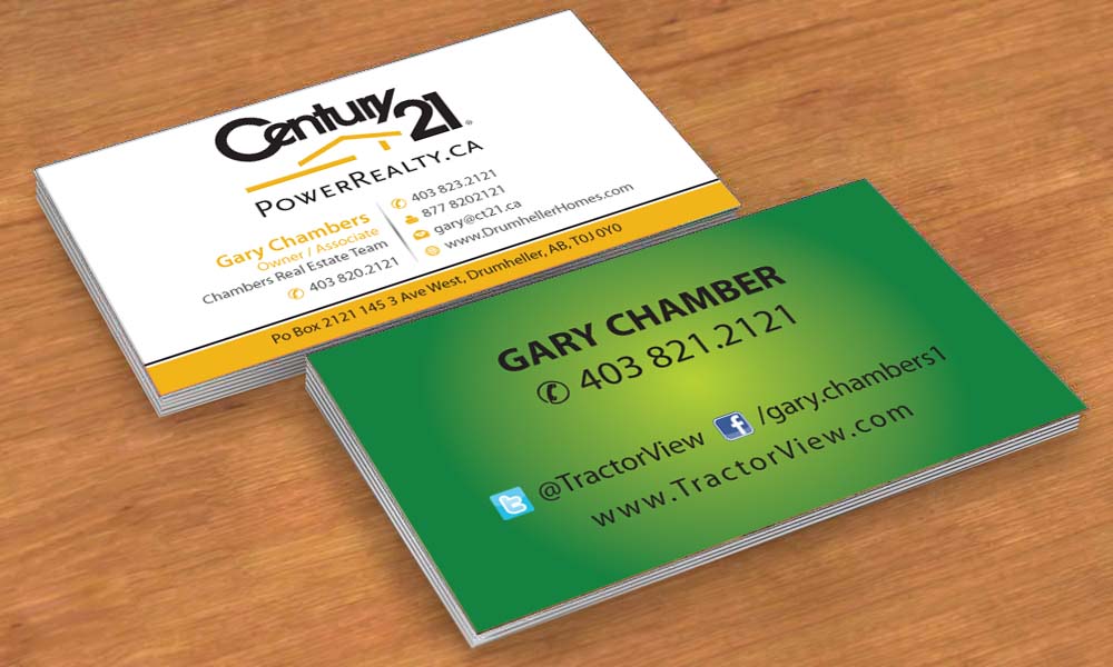 Business Card Design by Sbss for Century 21 PowerRealty.ca | Design #2992611