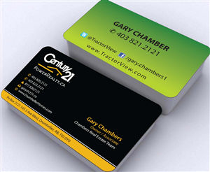 Business Card Design by Sbss for Century 21 PowerRealty.ca | Design: #2992640
