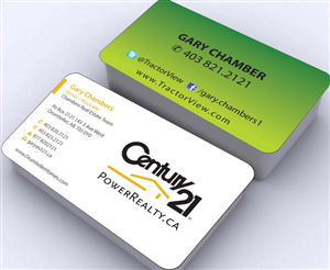 Business Card Design by Sbss for Century 21 PowerRealty.ca | Design: #2992651