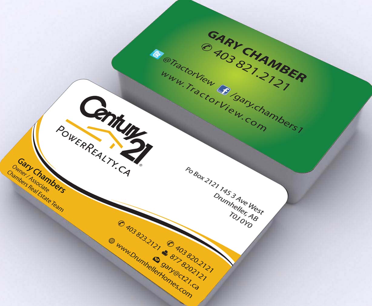 Diseño de Tarjeta de Presentación por Sbss para Century 21 PowerRealty.ca | Diseño #2992661