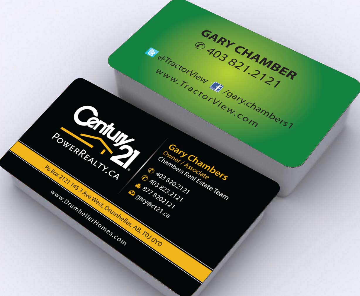 Diseño de Tarjeta de Presentación por Sbss para Century 21 PowerRealty.ca | Diseño #2992685