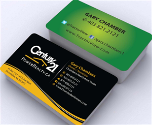 Business Card Design by Sbss for Century 21 PowerRealty.ca | Design: #2992689