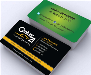 Business Card Design by Sbss for Century 21 PowerRealty.ca | Design: #2992709
