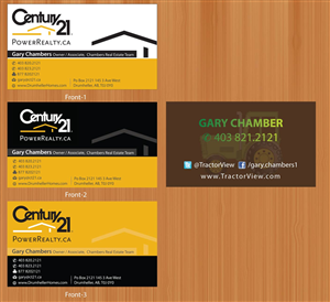 Business Card Design by Sbss for Century 21 PowerRealty.ca | Design: #3002774