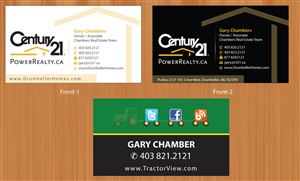 Business Card Design by Sbss for Century 21 PowerRealty.ca | Design: #3002785