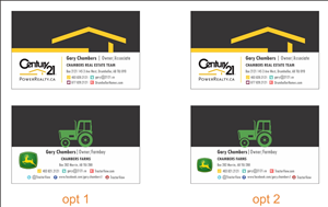 Business Card Design by Savitra for Century 21 PowerRealty.ca | Design: #3002076