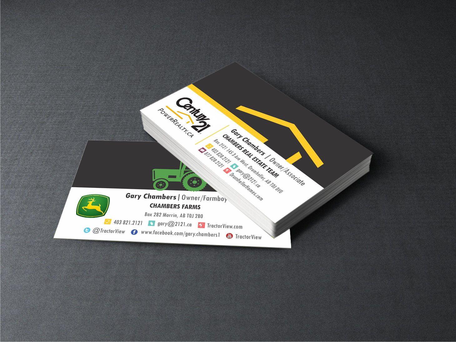 Diseño de Tarjeta de Presentación por Savitra para Century 21 PowerRealty.ca | Diseño #3002217