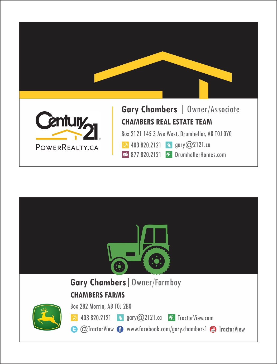 Business Card Design by Savitra for Century 21 PowerRealty.ca | Design: #3003998