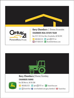 Business Card Design by Savitra for Century 21 PowerRealty.ca | Design: #3003998