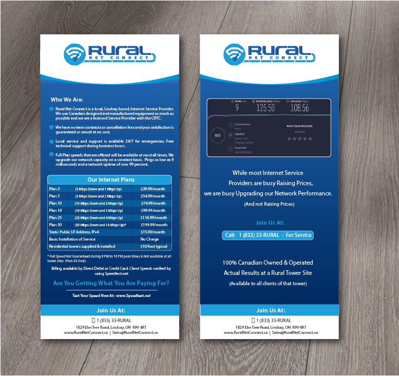 Flyer Design by alex989 for Rural Net Connect | Design #23631310