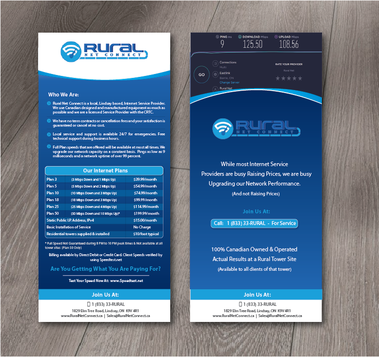 Flyer Design by alex989 for Rural Net Connect | Design #23632025