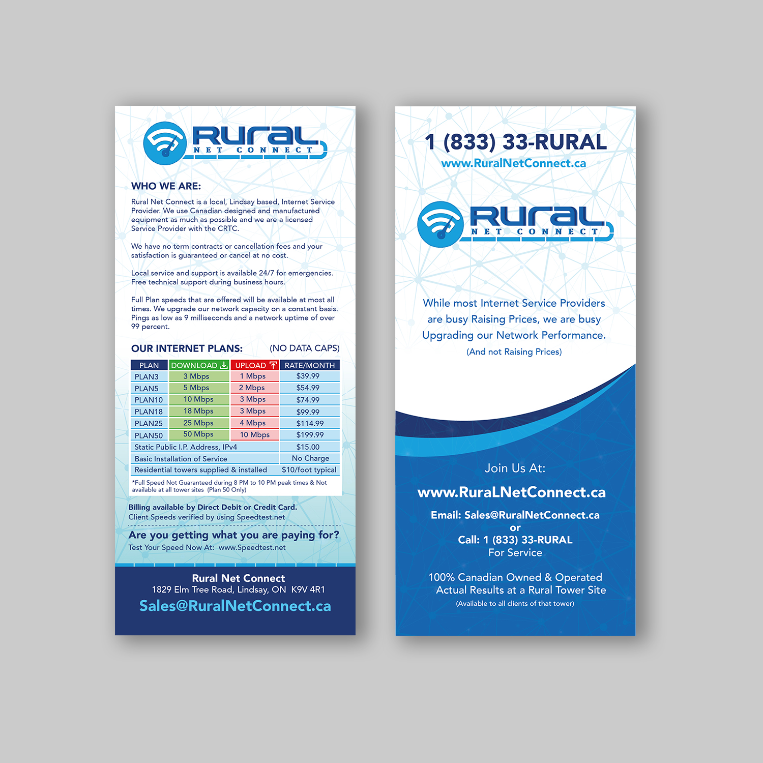 Diseño de Flyer por kousik para Rural Net Connect | Diseño #23648825