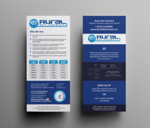 Design de Flyer par JK18 pour Rural Net Connect | Design #23640392