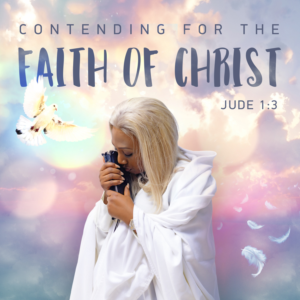 Contending for the Faith of Christ  | Grafik-Design von Alaya