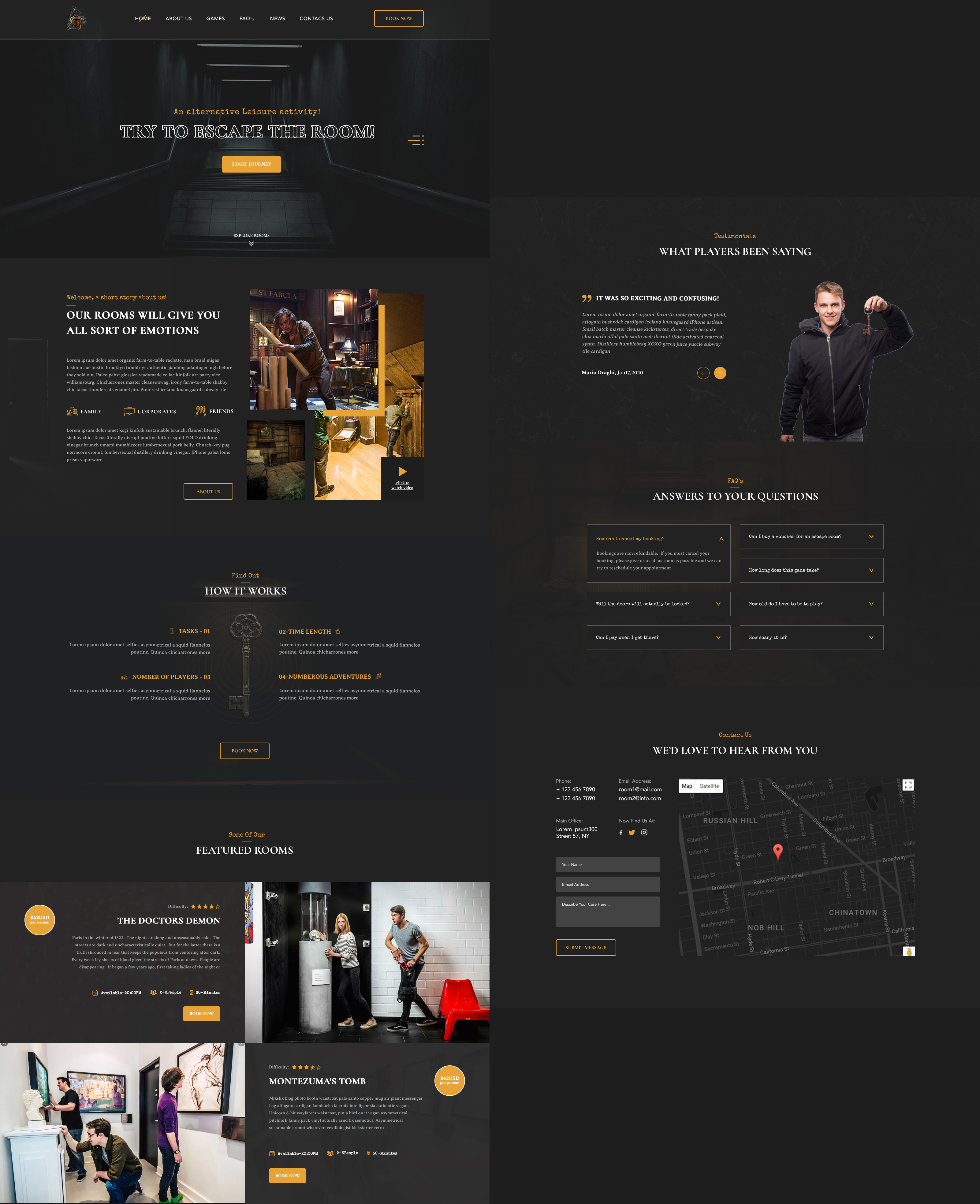 Web Design by Starto Agency for The Way Out Gladstone | Design #23618687