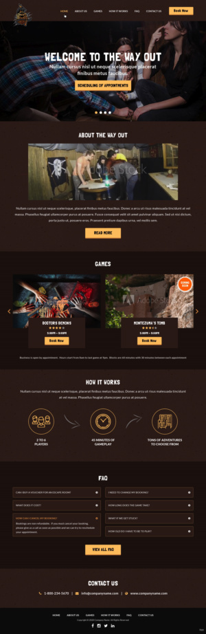 Web Design by pb for The Way Out Gladstone | Design: #23617061