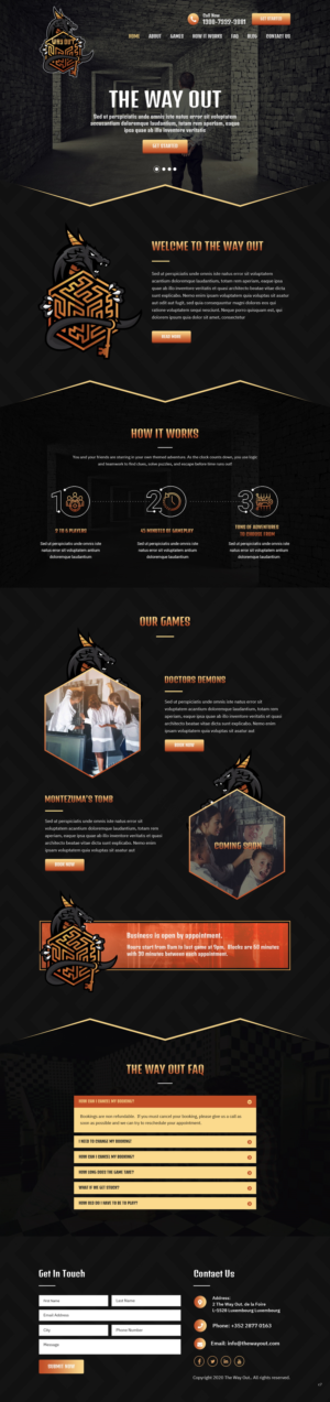 Web Design by pb for The Way Out Gladstone | Design: #23617063