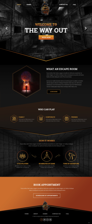 Web Design by pb for The Way Out Gladstone | Design #23663585
