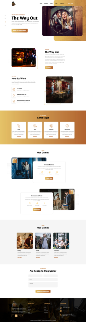 Web Design by rightway for The Way Out Gladstone | Design #23658206