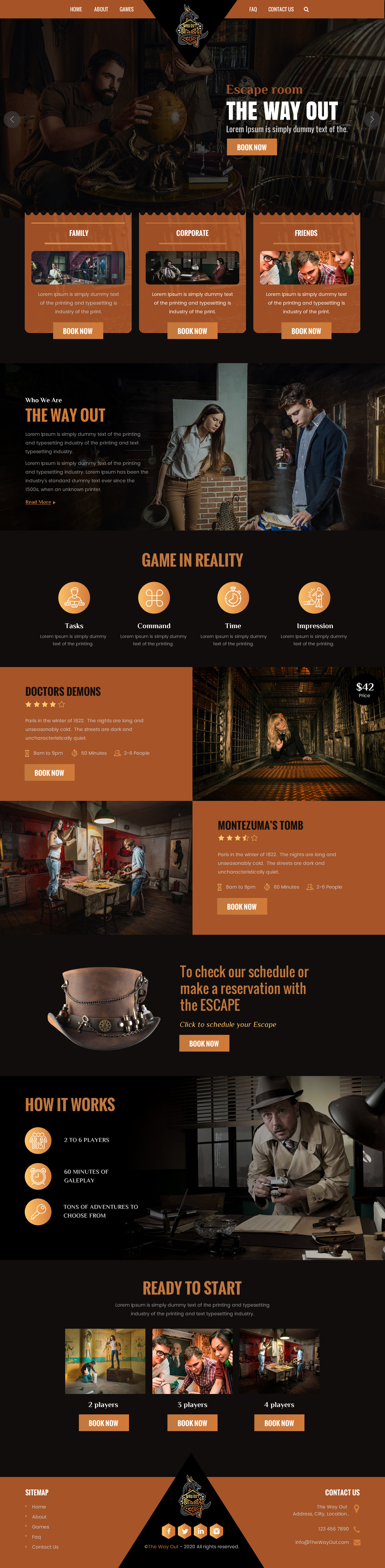 Web Design by rightway for The Way Out Gladstone | Design #23658208