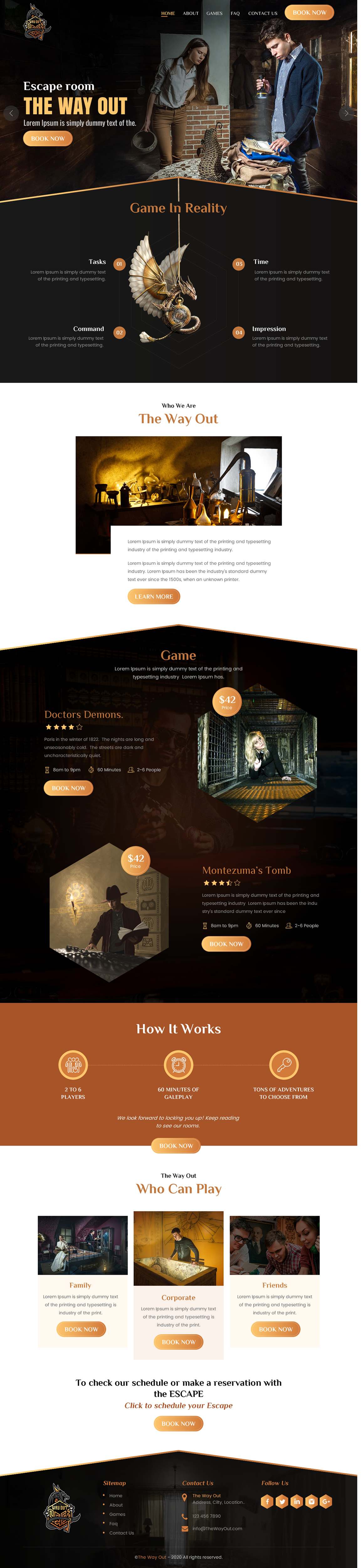 Diseño Web por rightway para The Way Out Gladstone | Diseño #23658209
