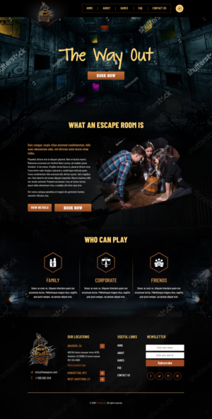 Web Design by sai.designer87 for The Way Out Gladstone | Design: #23631383
