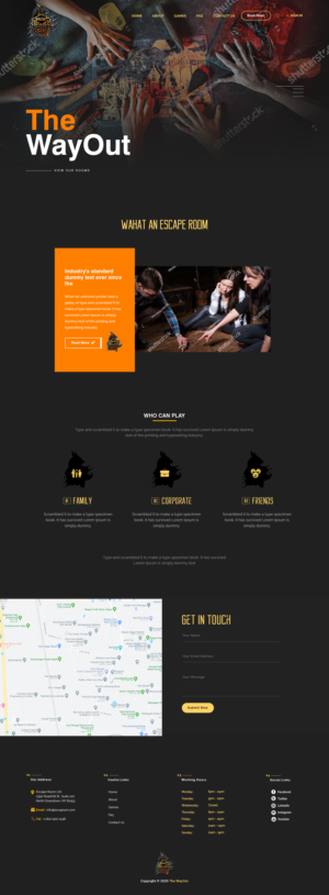 Web Design by sai.designer87 for The Way Out Gladstone | Design: #23631384