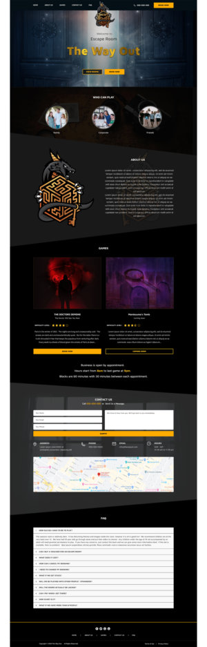 Web Design by J&amp;C for The Way Out Gladstone | Design #23635933