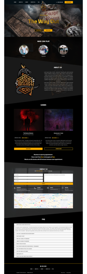 Diseño Web por J&amp;C para The Way Out Gladstone | Diseño: #23636238