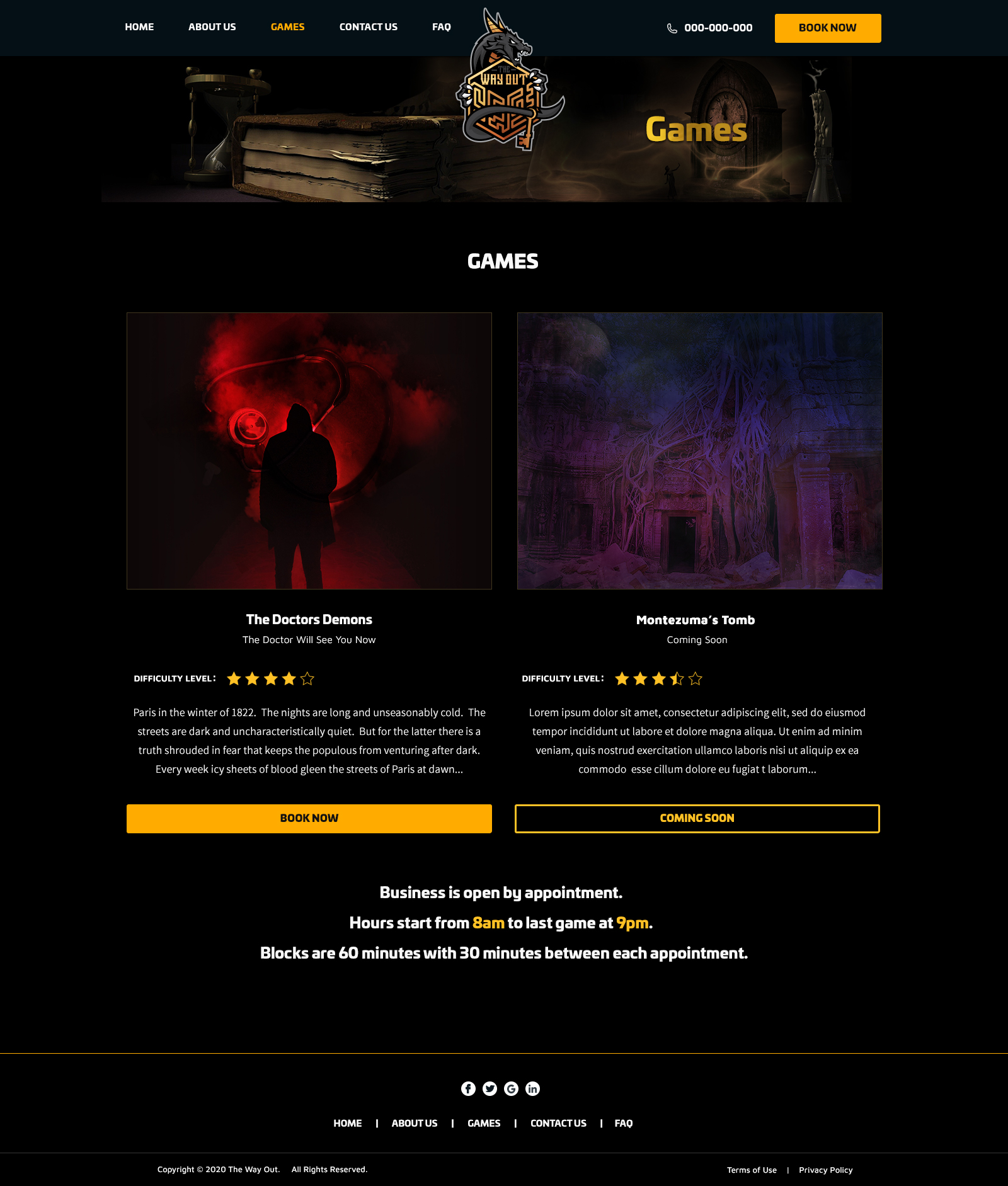 Diseño Web por J&amp;C para The Way Out Gladstone | Diseño #23649720