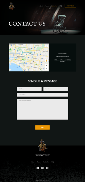 Diseño Web por Sol. Design para The Way Out Gladstone | Diseño: #23659604
