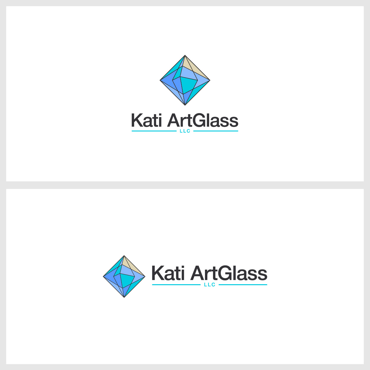 Logo Design by 4tech services for Kati ArtGlass, LLC | Design #23649308