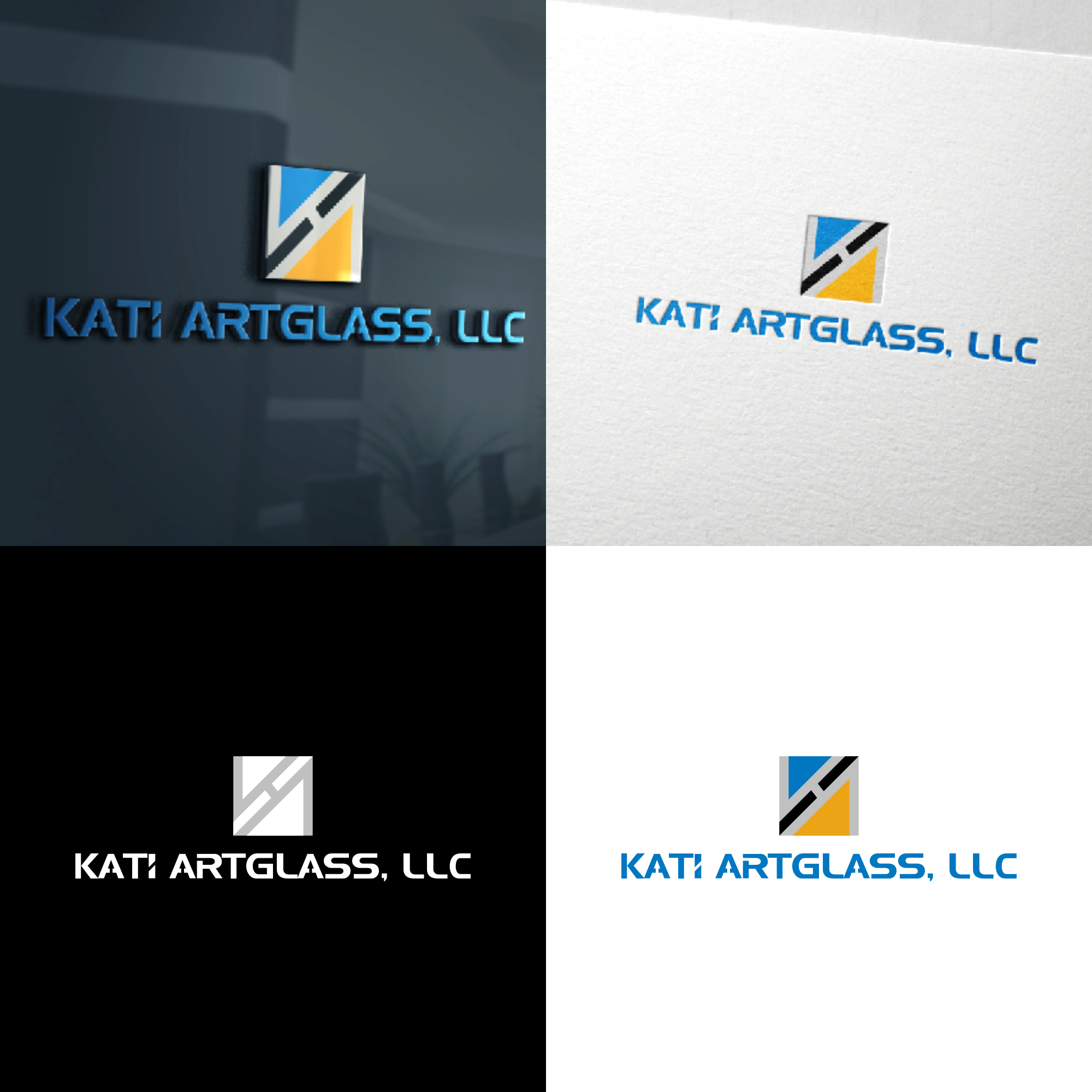 Logo Design by Bennata for Kati ArtGlass, LLC | Design #23625807
