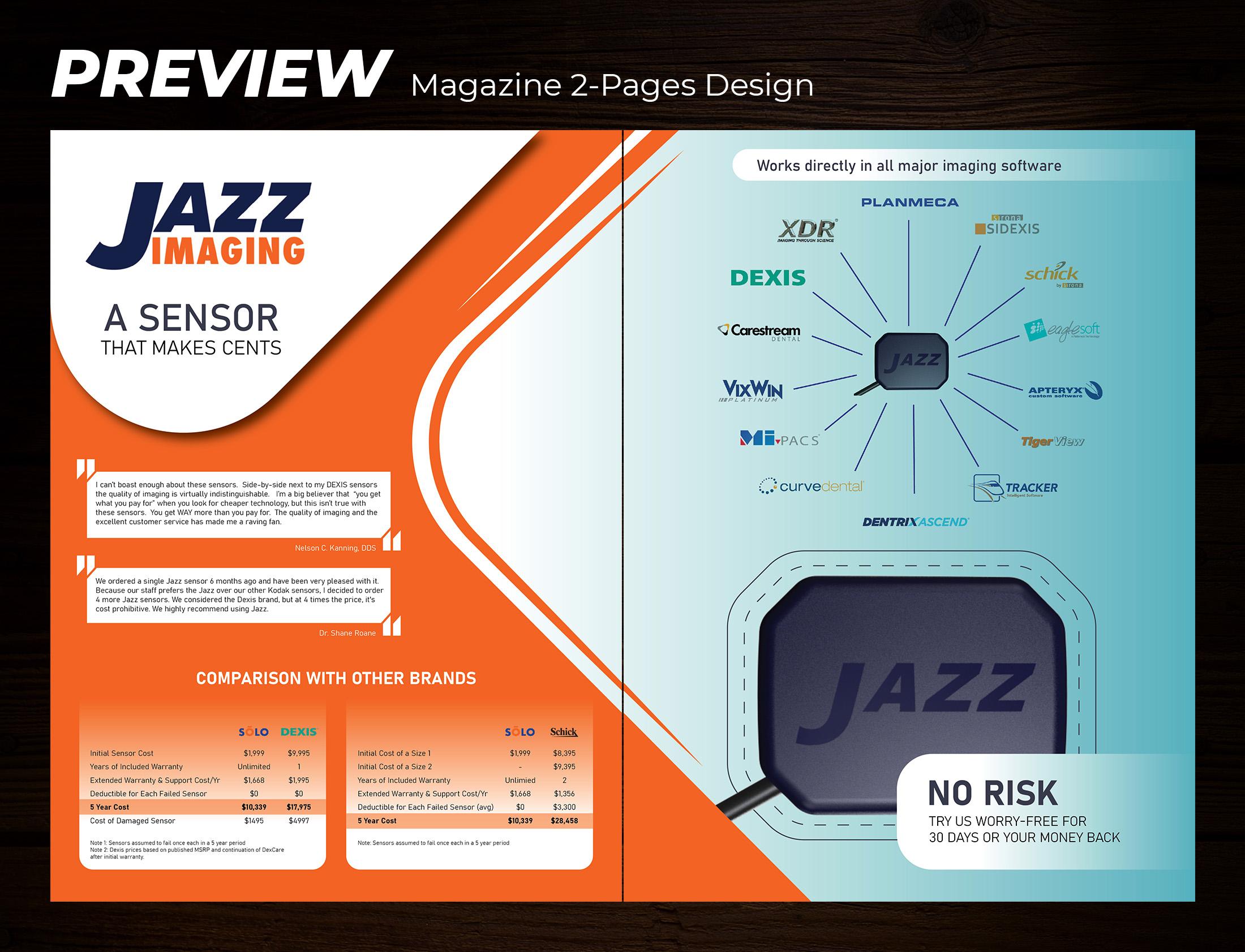 Advertisement Design by ZISGraphics for JAZZ Imaging | Design #23616803