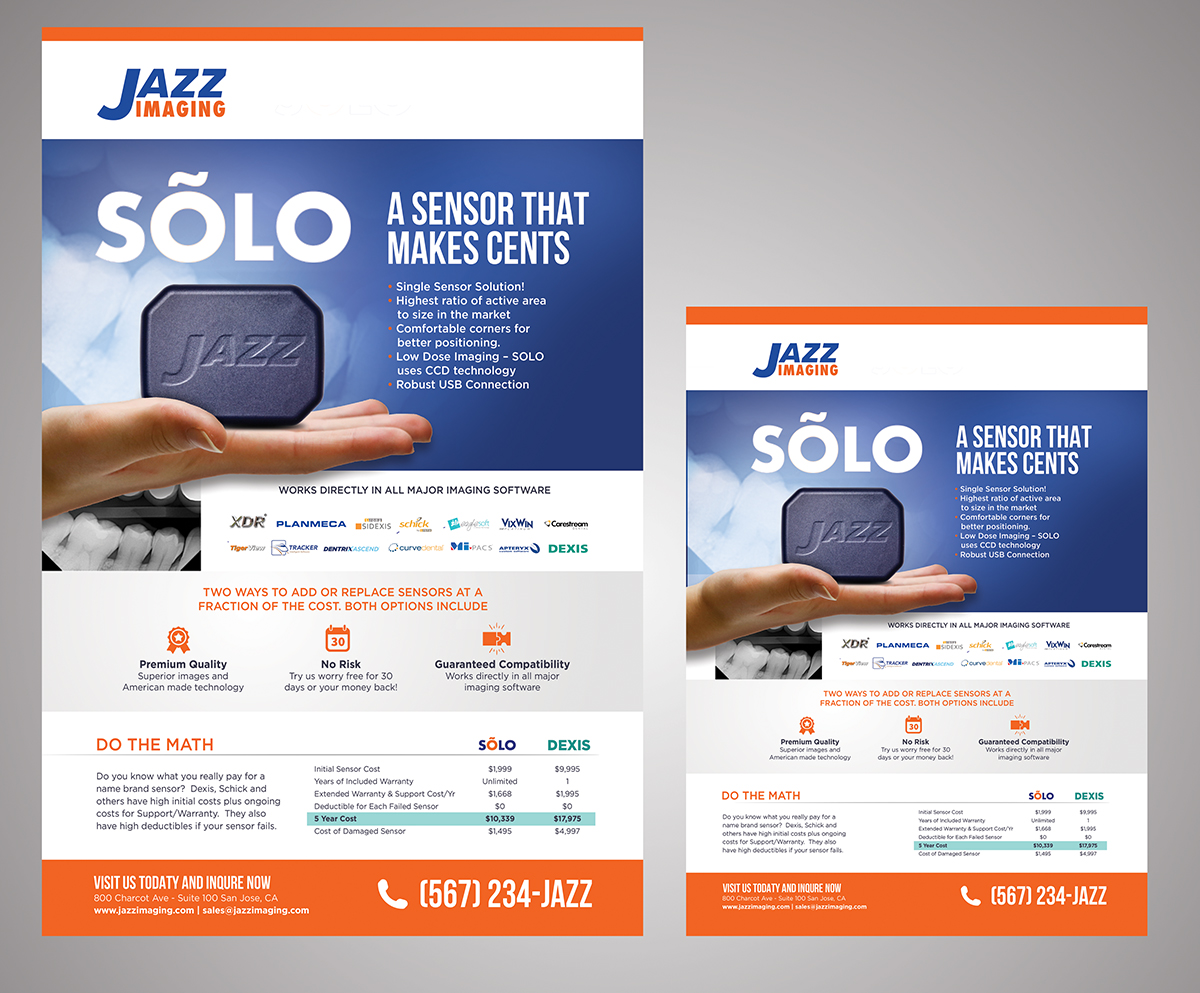 Advertisement Design by IG Creative Solutions for JAZZ Imaging | Design #23635704