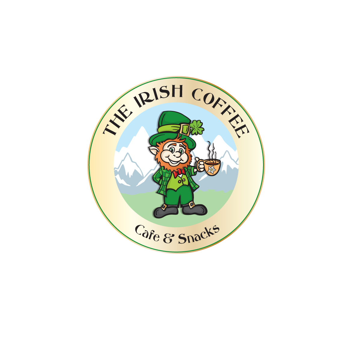 Logo Design by Samantha Ward Design for The Irish Coffee | Design #23665212