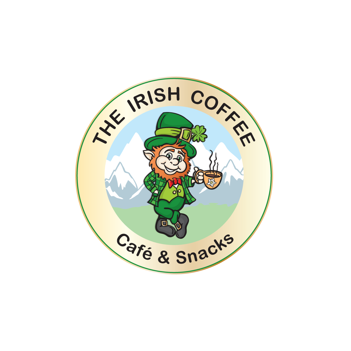 Logo Design by Samantha Ward Design for The Irish Coffee | Design #23691412