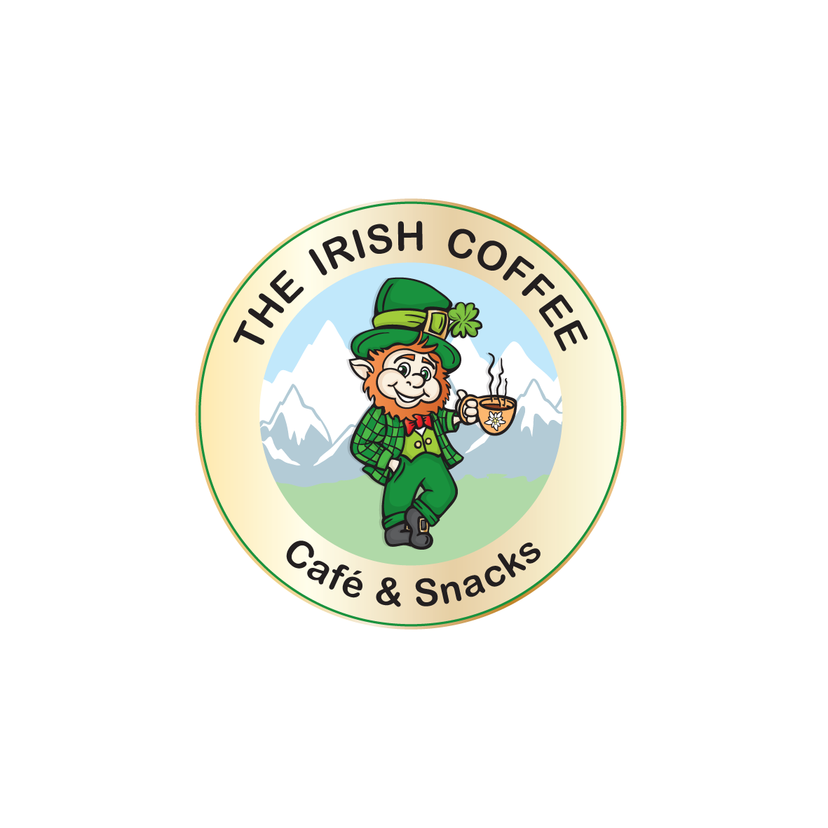Logo Design by Samantha Ward Design for The Irish Coffee | Design #23712943