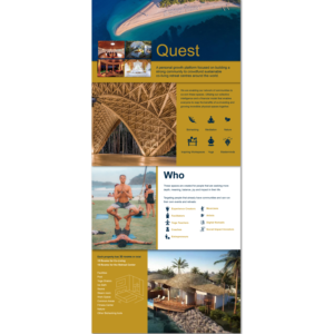Quest Retreat Centers and Experiences | Infographic Design by Annie Creative Service