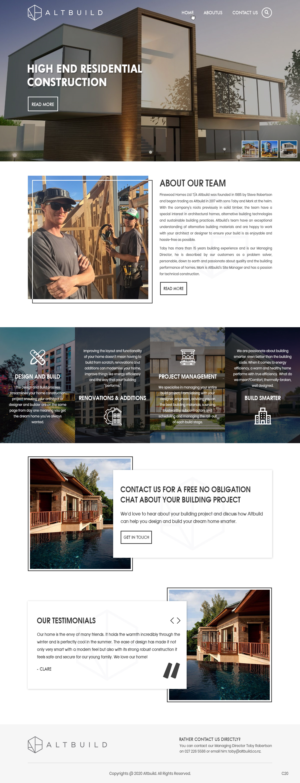 Design Wordpress par pb pour Altbuild | Design : #23627032