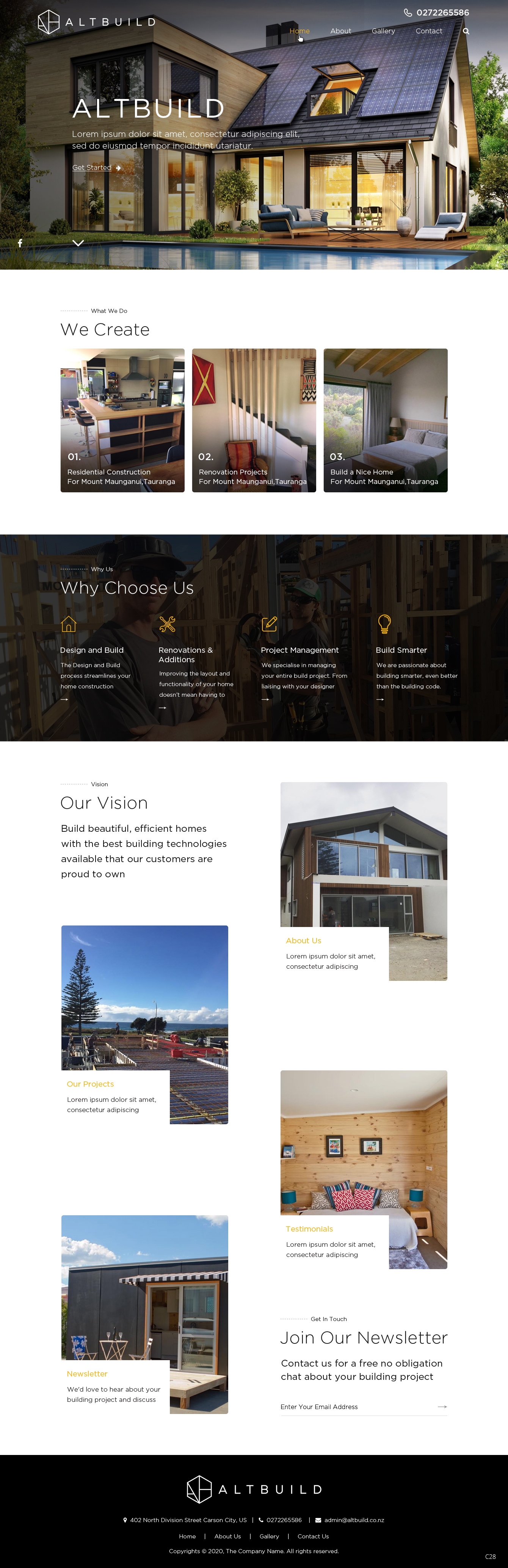 Wordpress Design by pb for Altbuild | Design #23627038