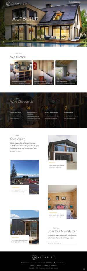 Design Wordpress par pb pour Altbuild | Design : #23627038