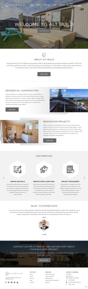 Design Wordpress par pb pour Altbuild | Design : #23627039