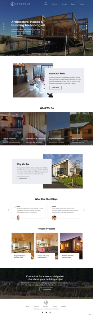 Design Wordpress par pb pour Altbuild | Design : #23627040