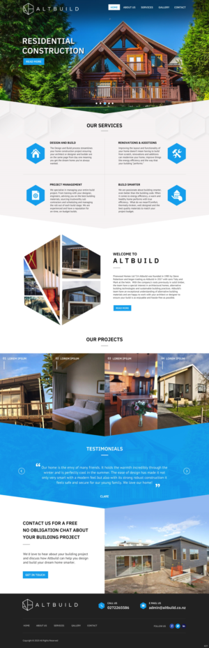 Design Wordpress par pb pour Altbuild | Design : #23627042