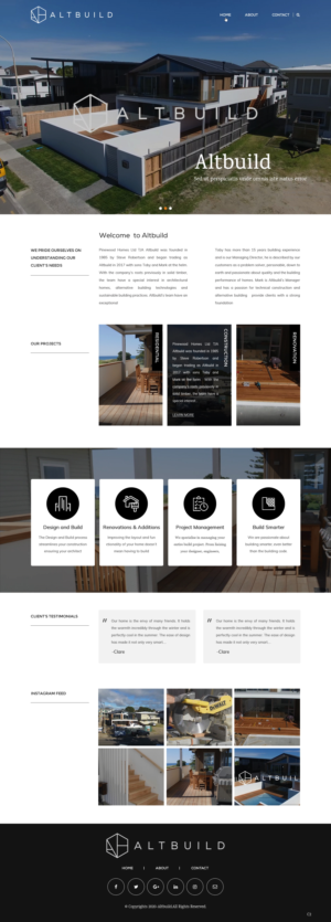Diseño Wordpress por pb para Altbuild | Diseño #23655100