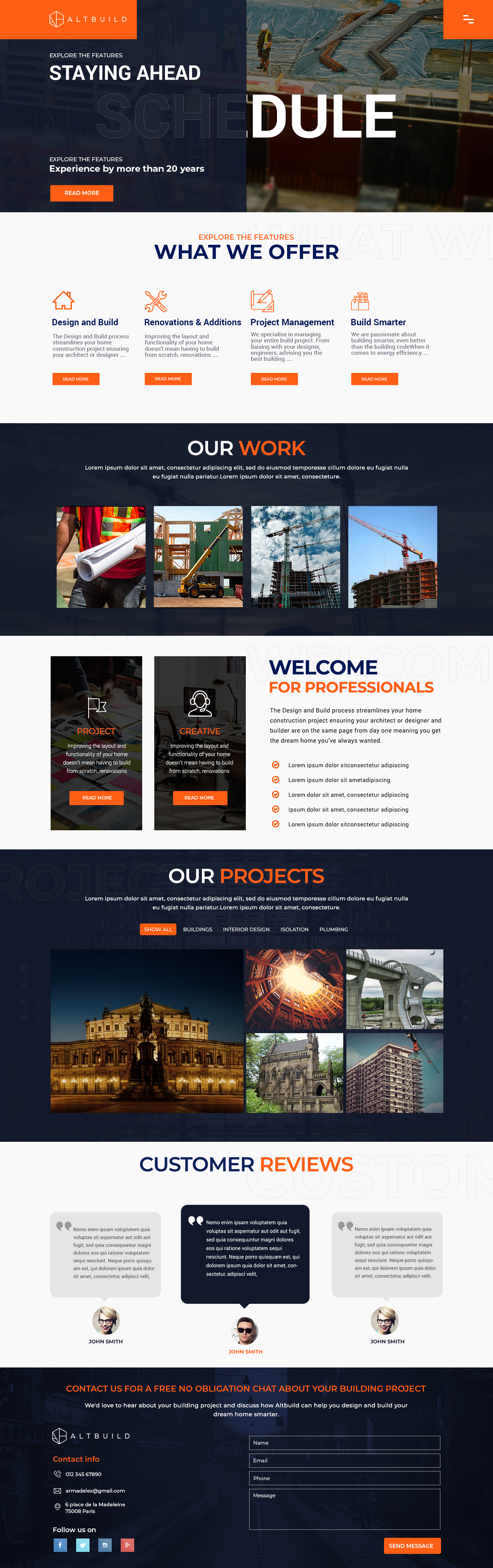 Wordpress Design by Gexton for Altbuild | Design #23632826