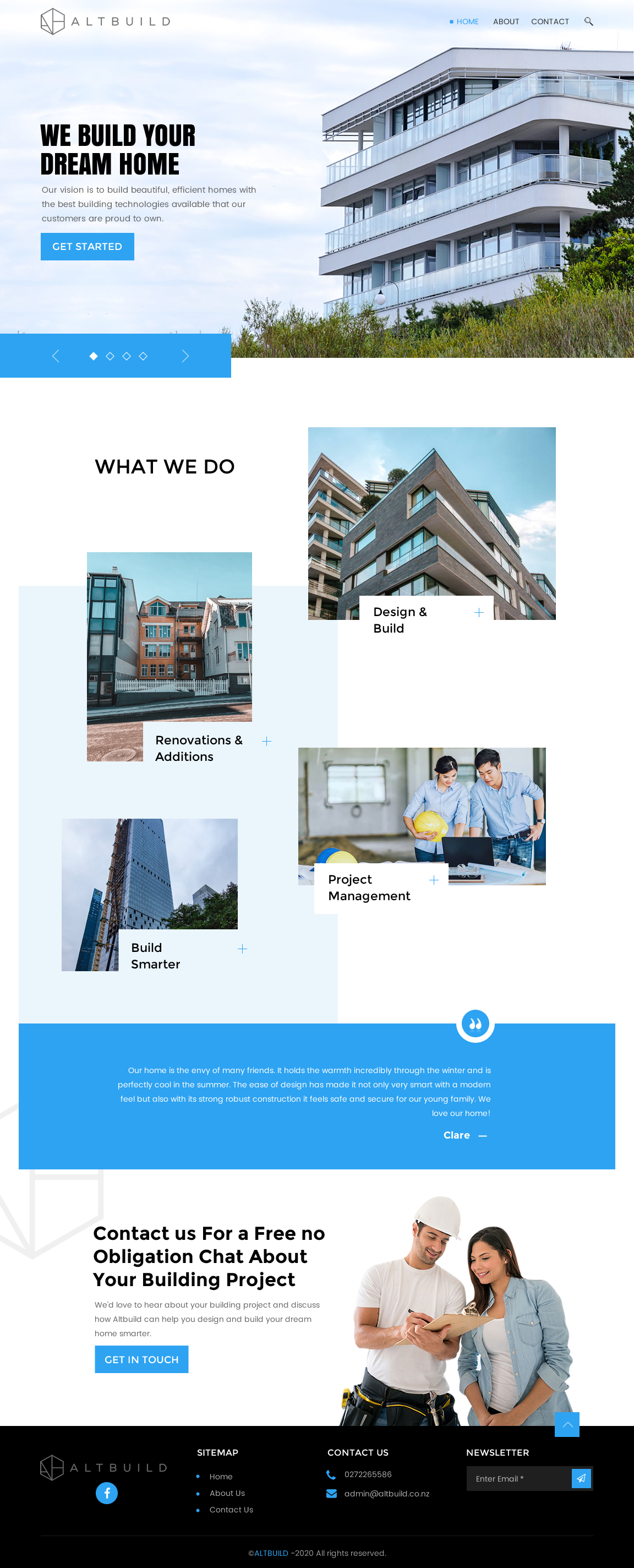 Diseño Wordpress por rightway para Altbuild | Diseño #23629895