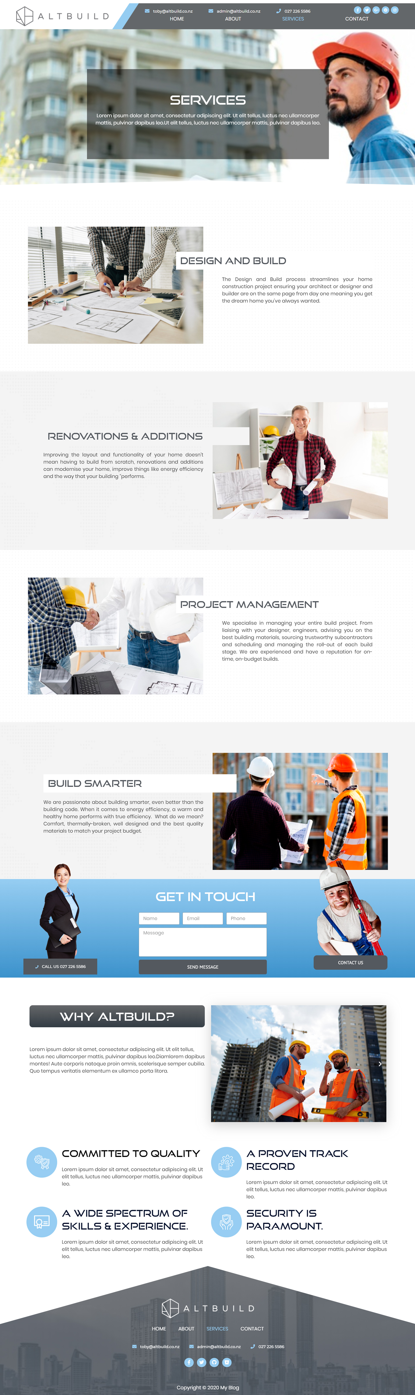 WordPress-Design von JohnDigiTech für Altbuild | Design #23750128